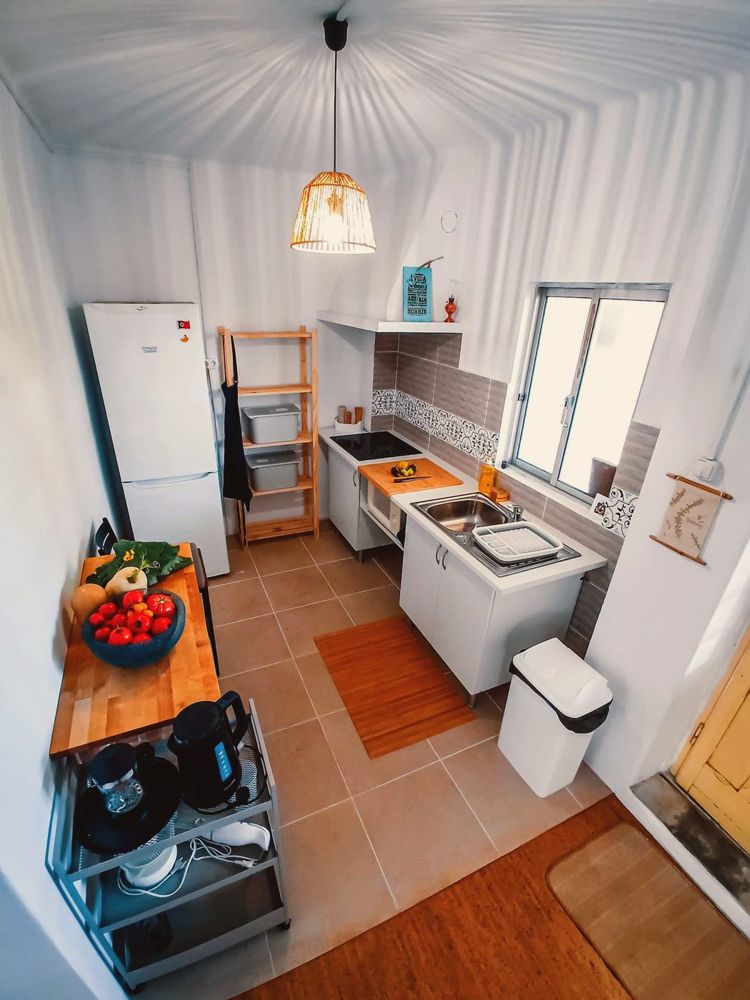 The shared kitchen